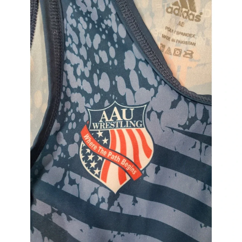 Adidas Team Iowa State Wrestling Championship Singlet Men's Size AS Climalite